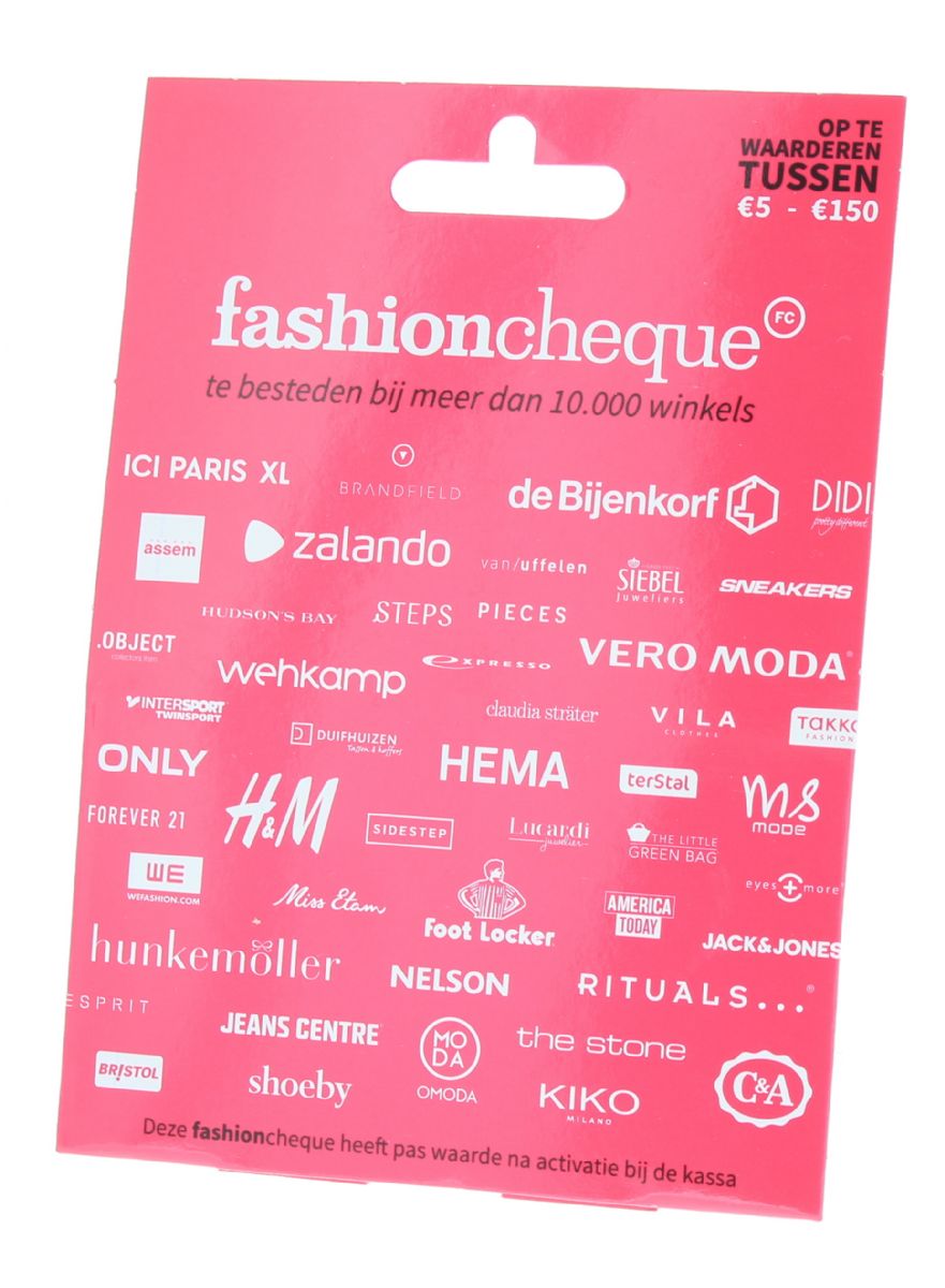 kan je fashioncheque inleveren bij zara
